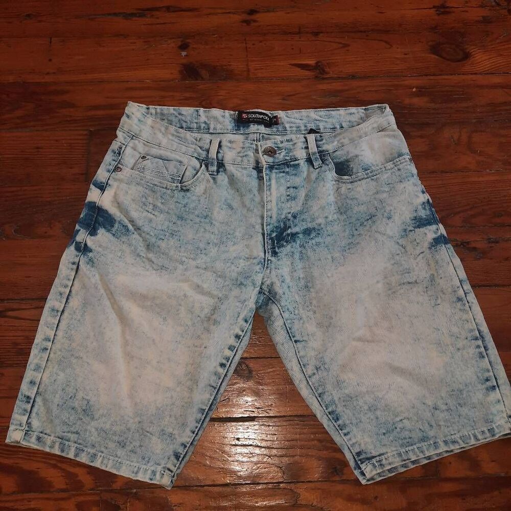Y2K Southpole Acid Wash Denim Shorts Jorts